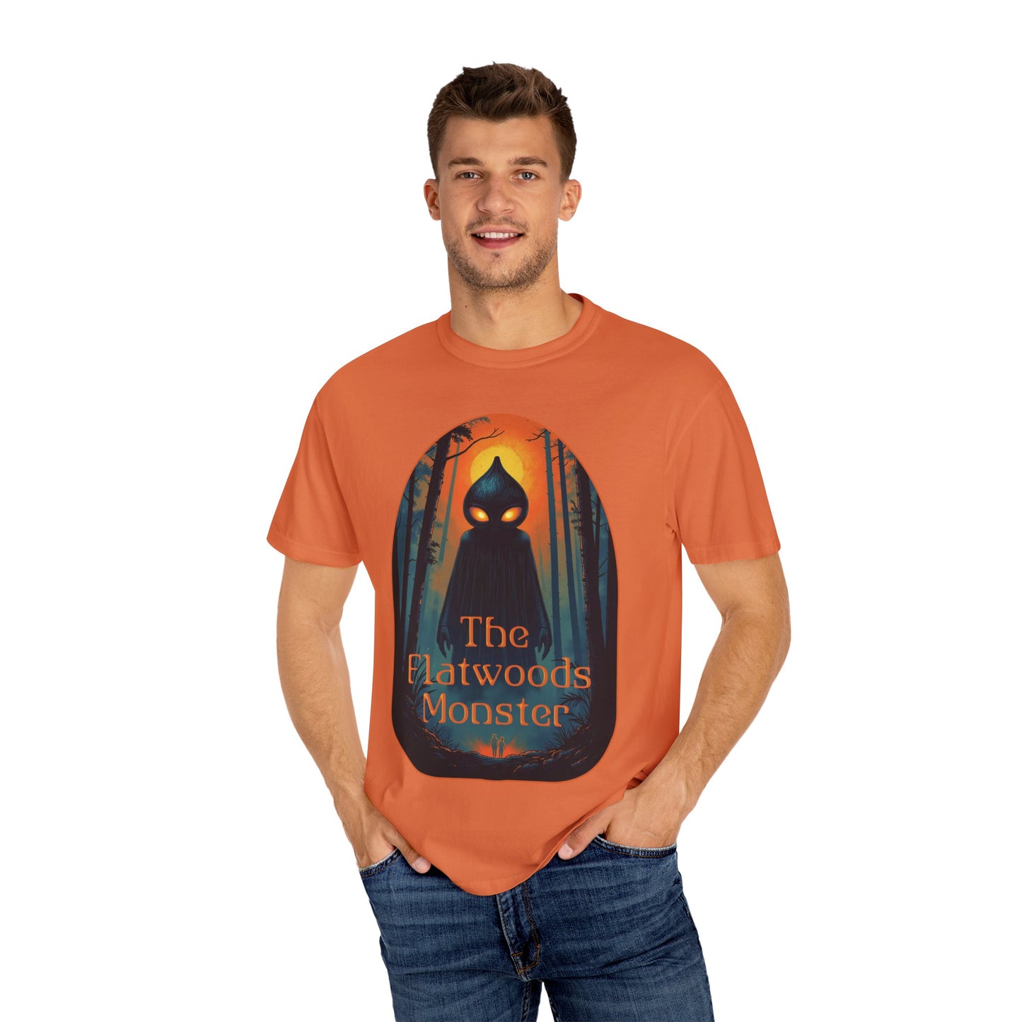 Garment-Dyed T-Shirt | Vintage The Flatwoods Monster-Nicodemus Studios