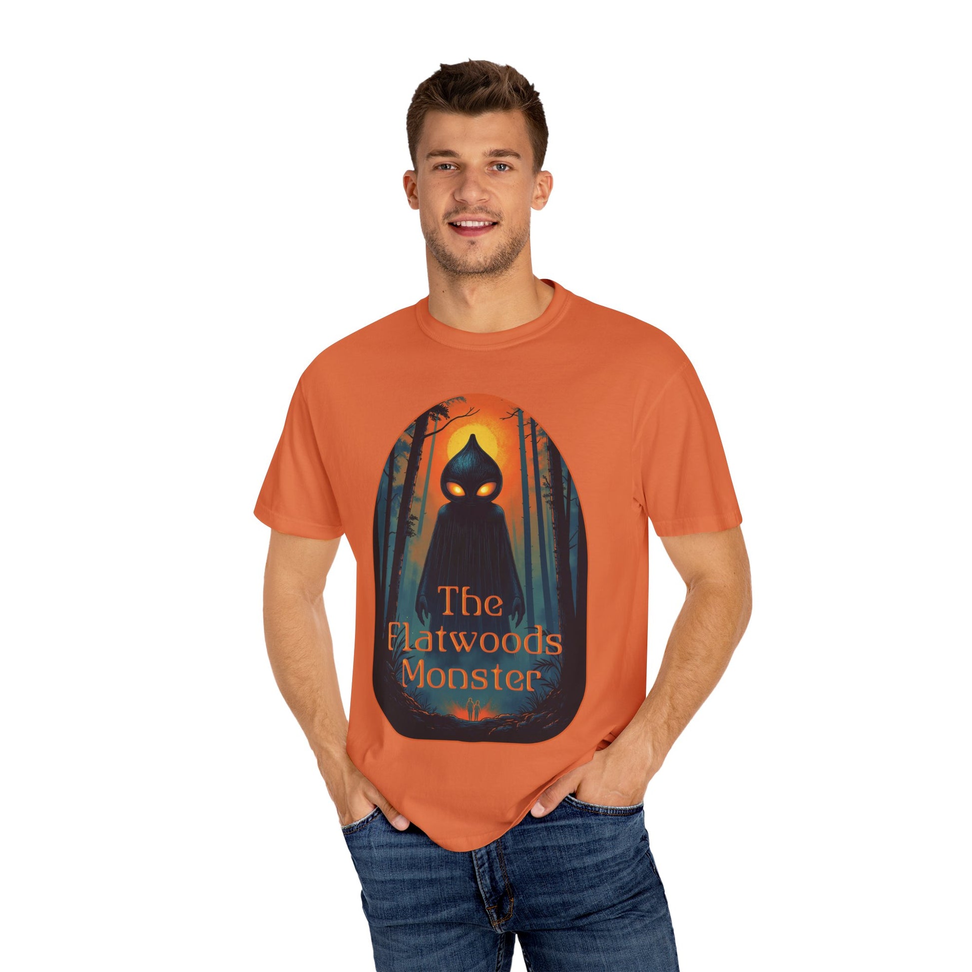 Garment-Dyed T-Shirt | Vintage The Flatwoods Monster-Nicodemus Studios