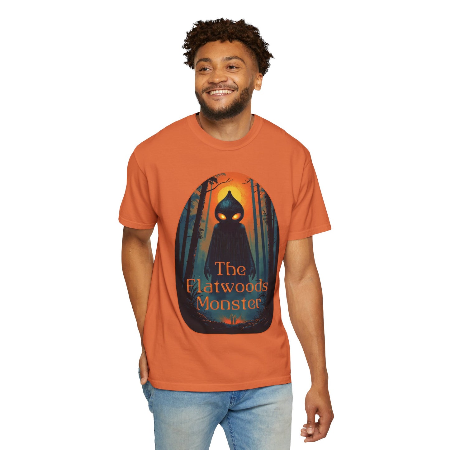 Garment-Dyed T-Shirt | Vintage The Flatwoods Monster-Nicodemus Studios