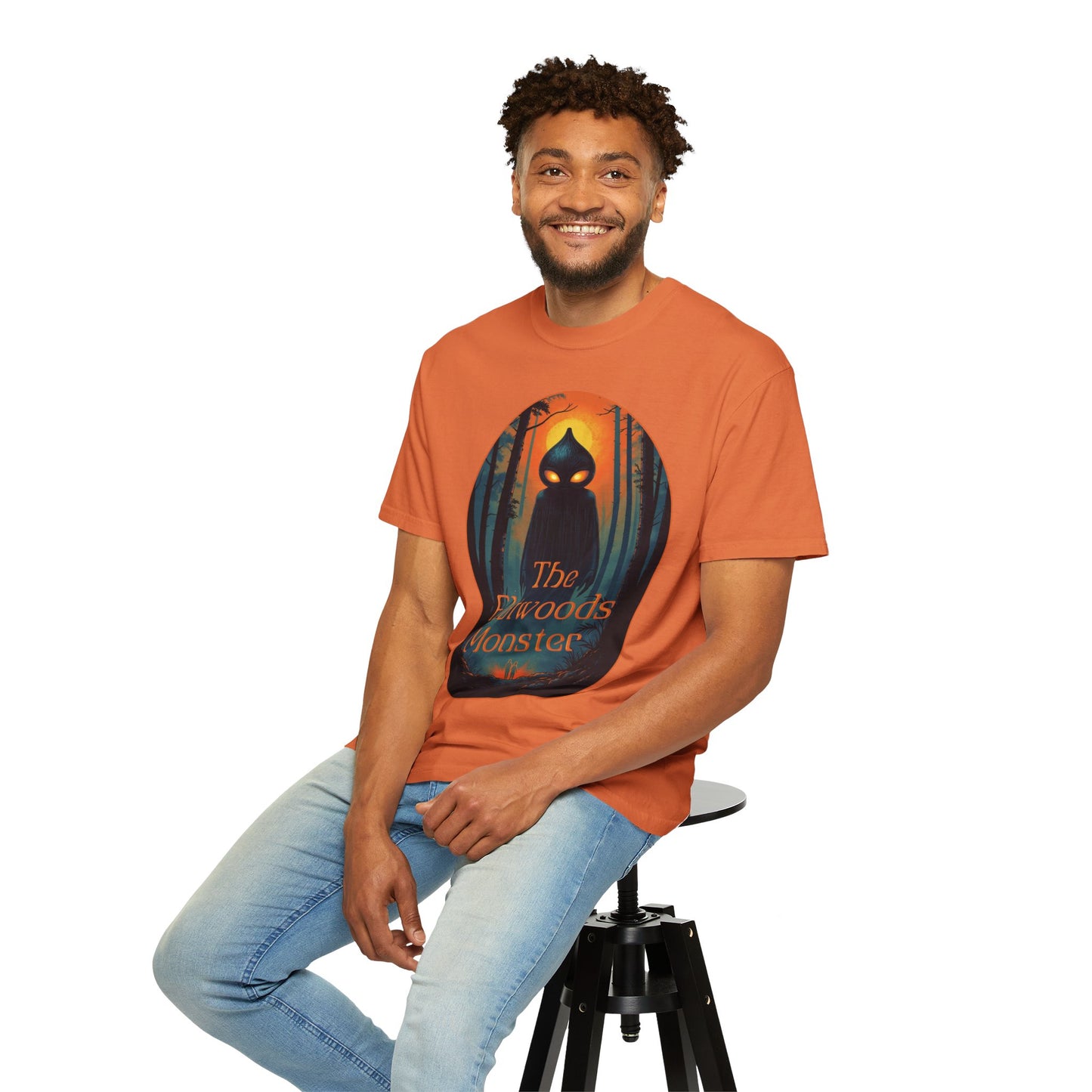 Garment-Dyed T-Shirt | Vintage The Flatwoods Monster-Nicodemus Studios
