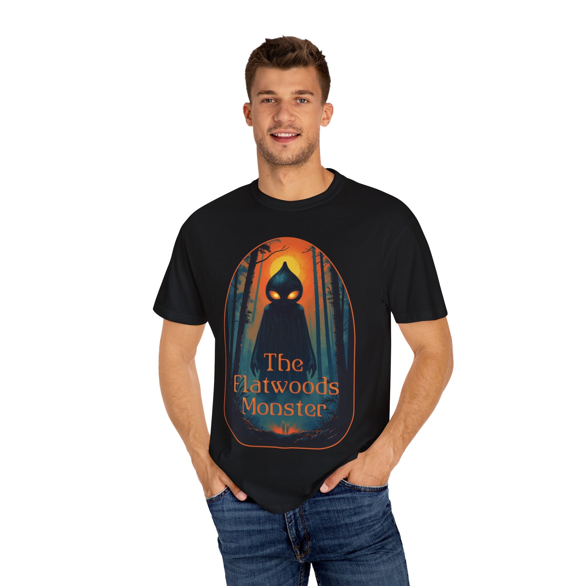 Garment-Dyed T-Shirt | Vintage The Flatwoods Monster-Nicodemus Studios