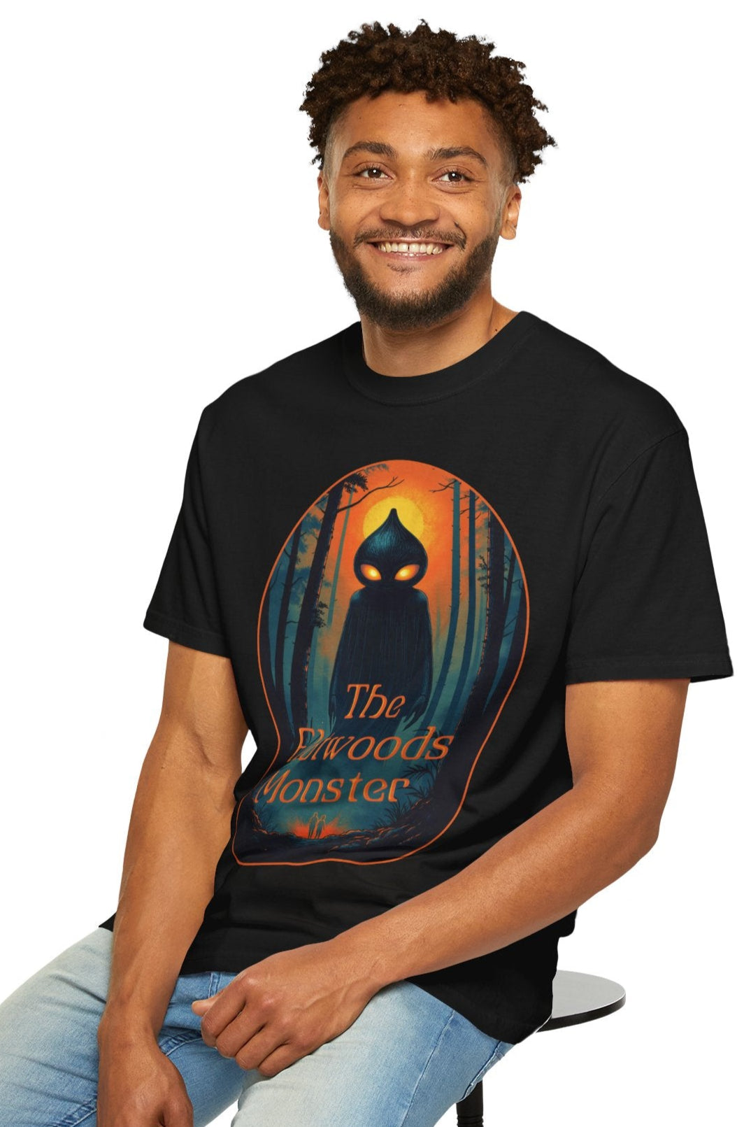 Garment-Dyed T-Shirt | Vintage The Flatwoods Monster-Nicodemus Studios