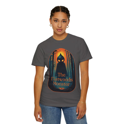 Garment-Dyed T-Shirt | Vintage The Flatwoods Monster-Graphite-S-Nicodemus Studios