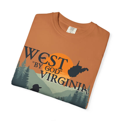 Garment-Dyed T-Shirt | West "By God" Virginia by Nicodemus Studios-Nicodemus Studios