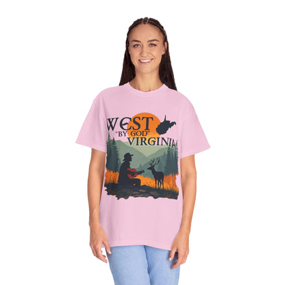 Garment-Dyed T-Shirt | West "By God" Virginia by Nicodemus Studios-Nicodemus Studios