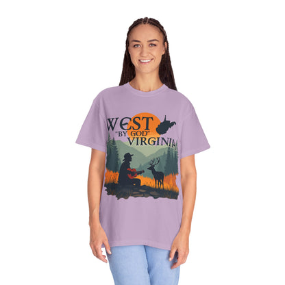 Garment-Dyed T-Shirt | West "By God" Virginia by Nicodemus Studios-Nicodemus Studios