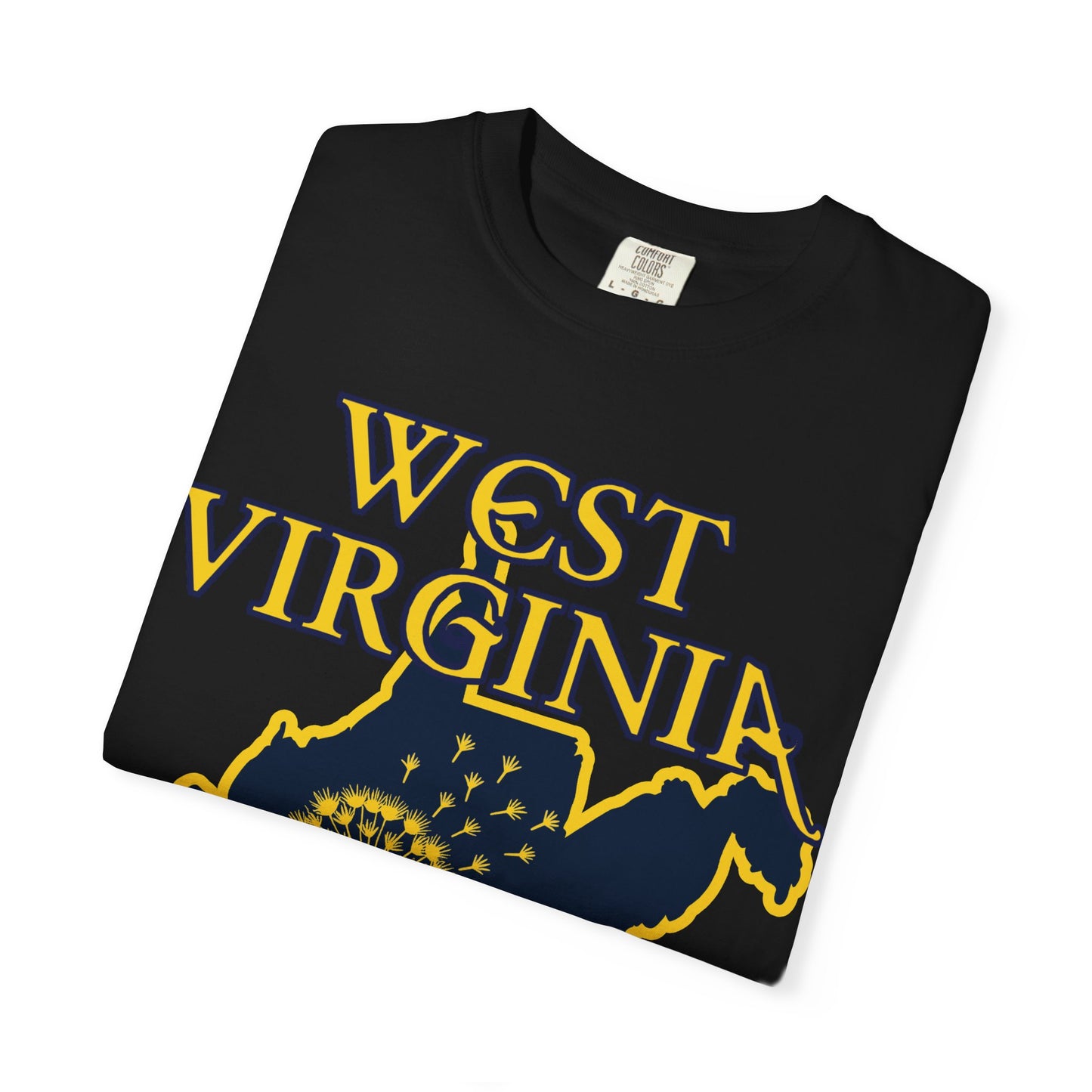 Garment-Dyed T-Shirt | West Virginia Dandelion Design-Nicodemus Studios