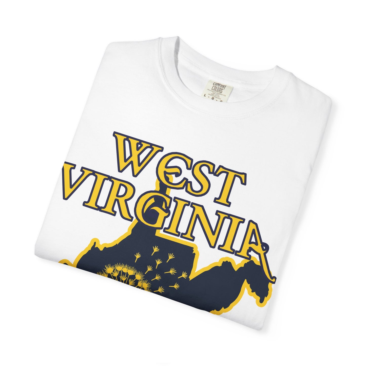 Garment-Dyed T-Shirt | West Virginia Dandelion Design-Nicodemus Studios