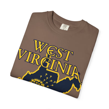 Garment-Dyed T-Shirt | West Virginia Dandelion Design-Nicodemus Studios