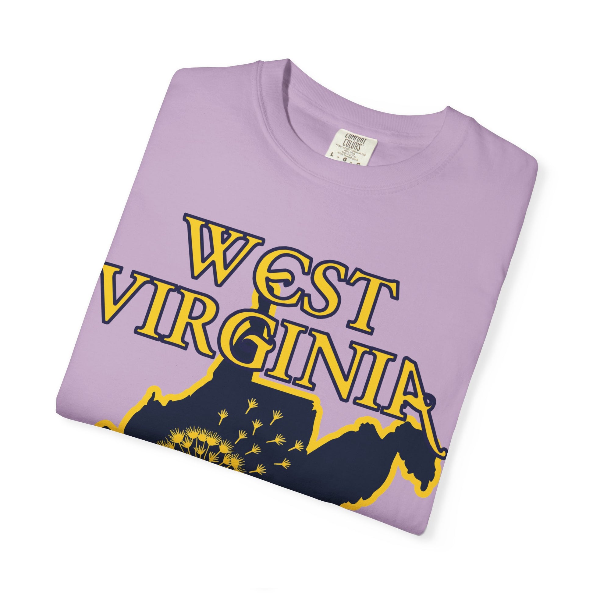 Garment-Dyed T-Shirt | West Virginia Dandelion Design-Nicodemus Studios
