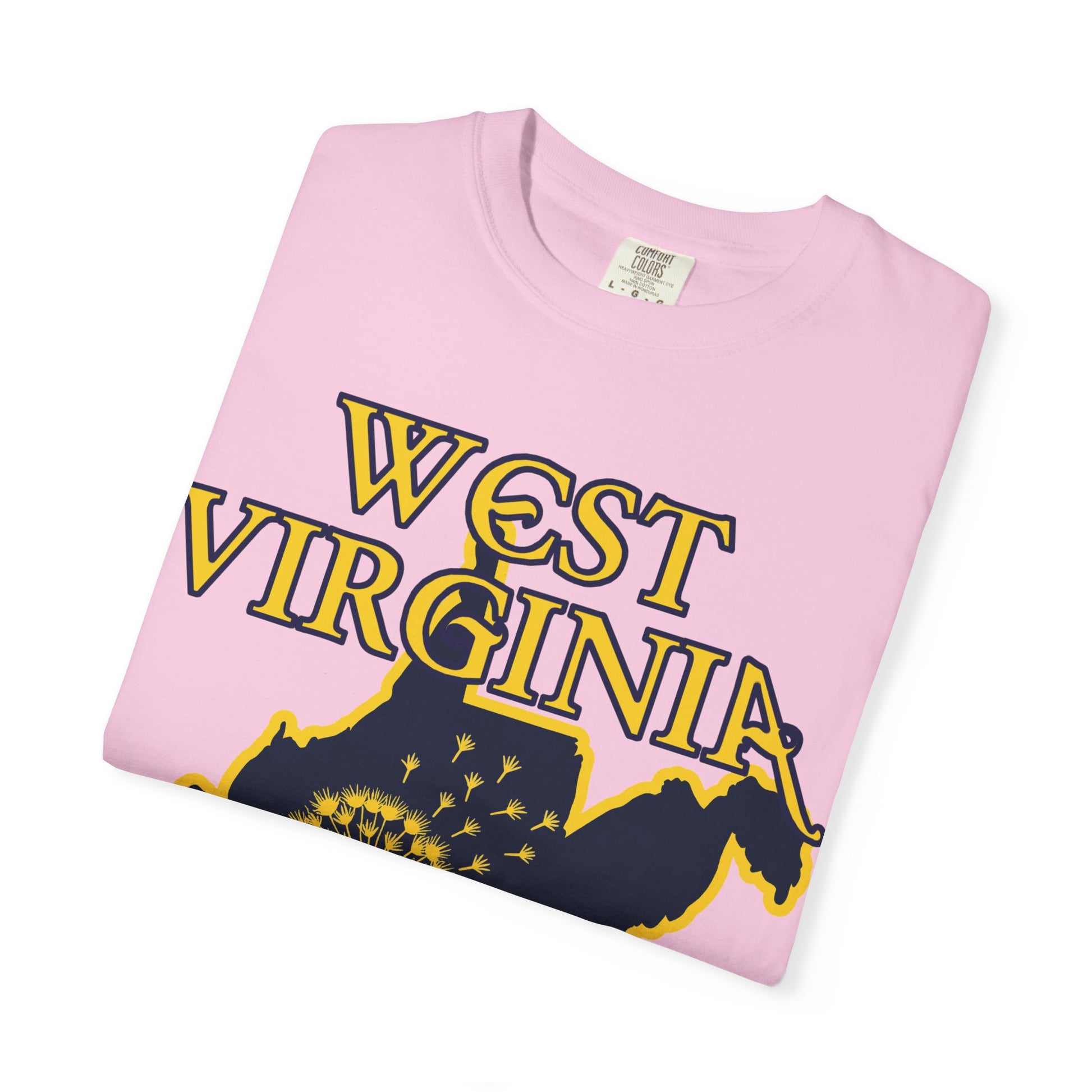 Garment-Dyed T-Shirt | West Virginia Dandelion Design-Nicodemus Studios