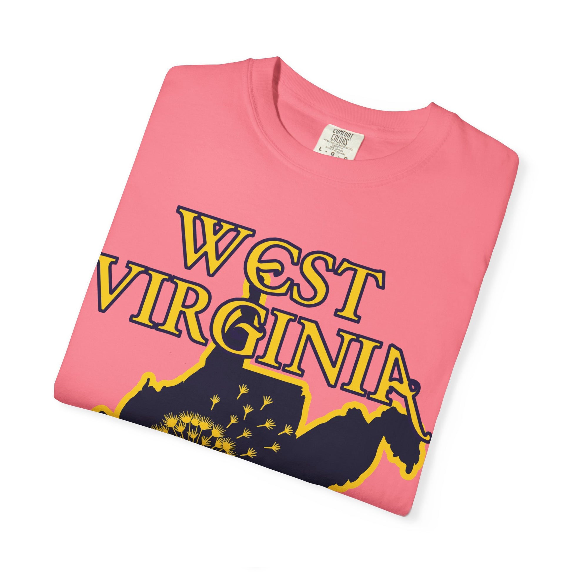 Garment-Dyed T-Shirt | West Virginia Dandelion Design-Nicodemus Studios