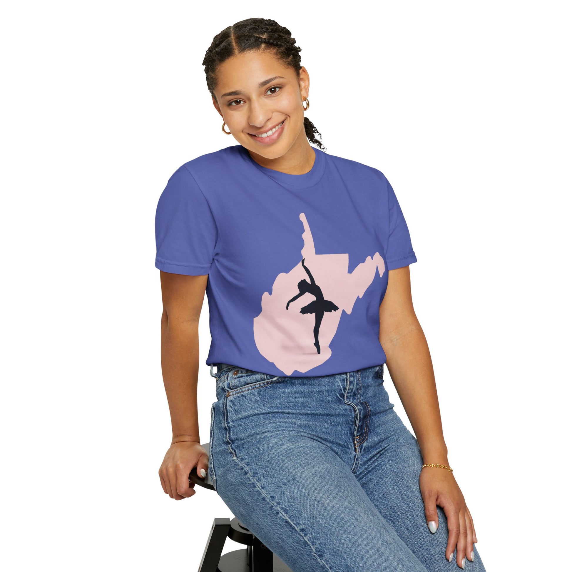Garment-Dyed T-Shirt | WV Ballet Dancer-Nicodemus Studios