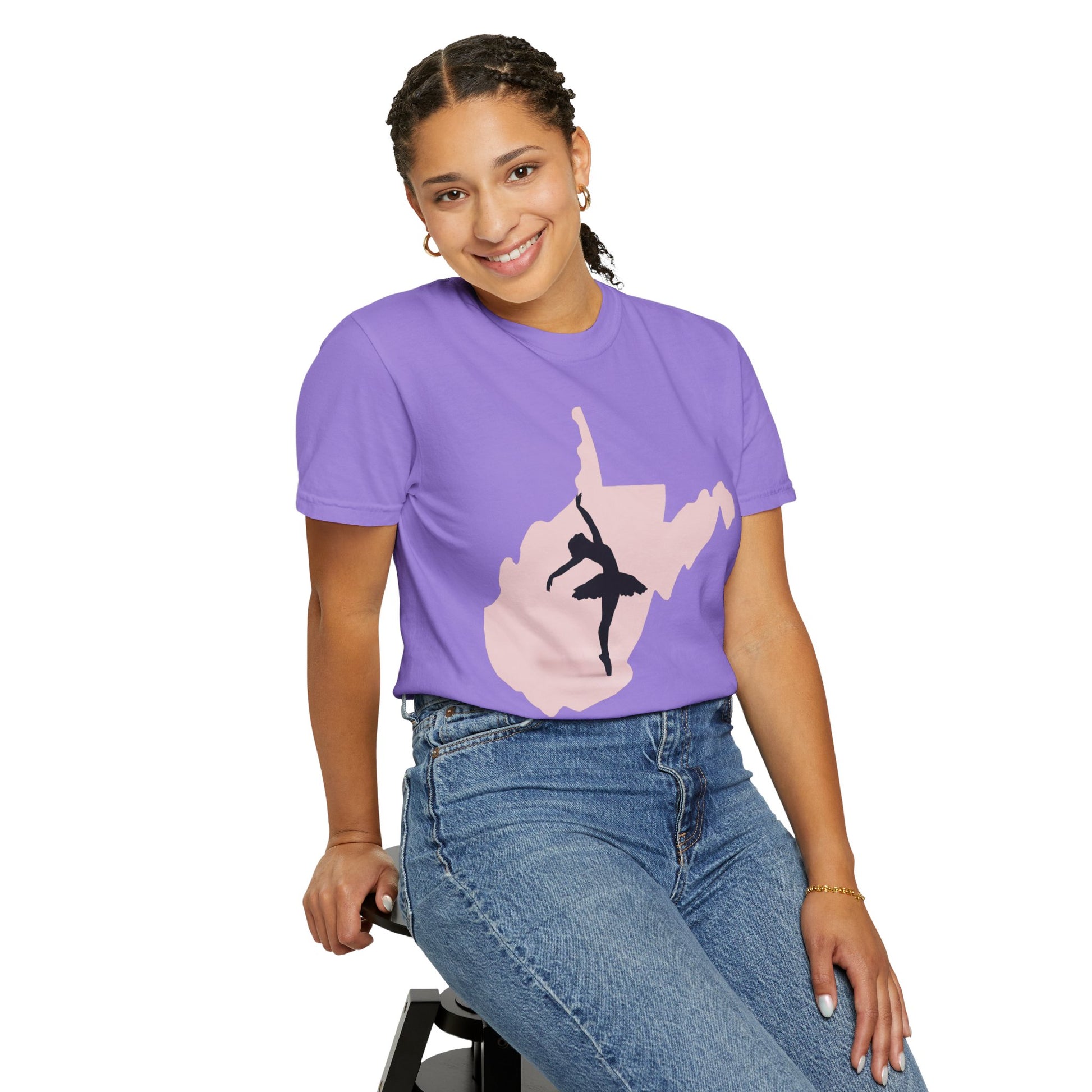 Garment-Dyed T-Shirt | WV Ballet Dancer-Nicodemus Studios