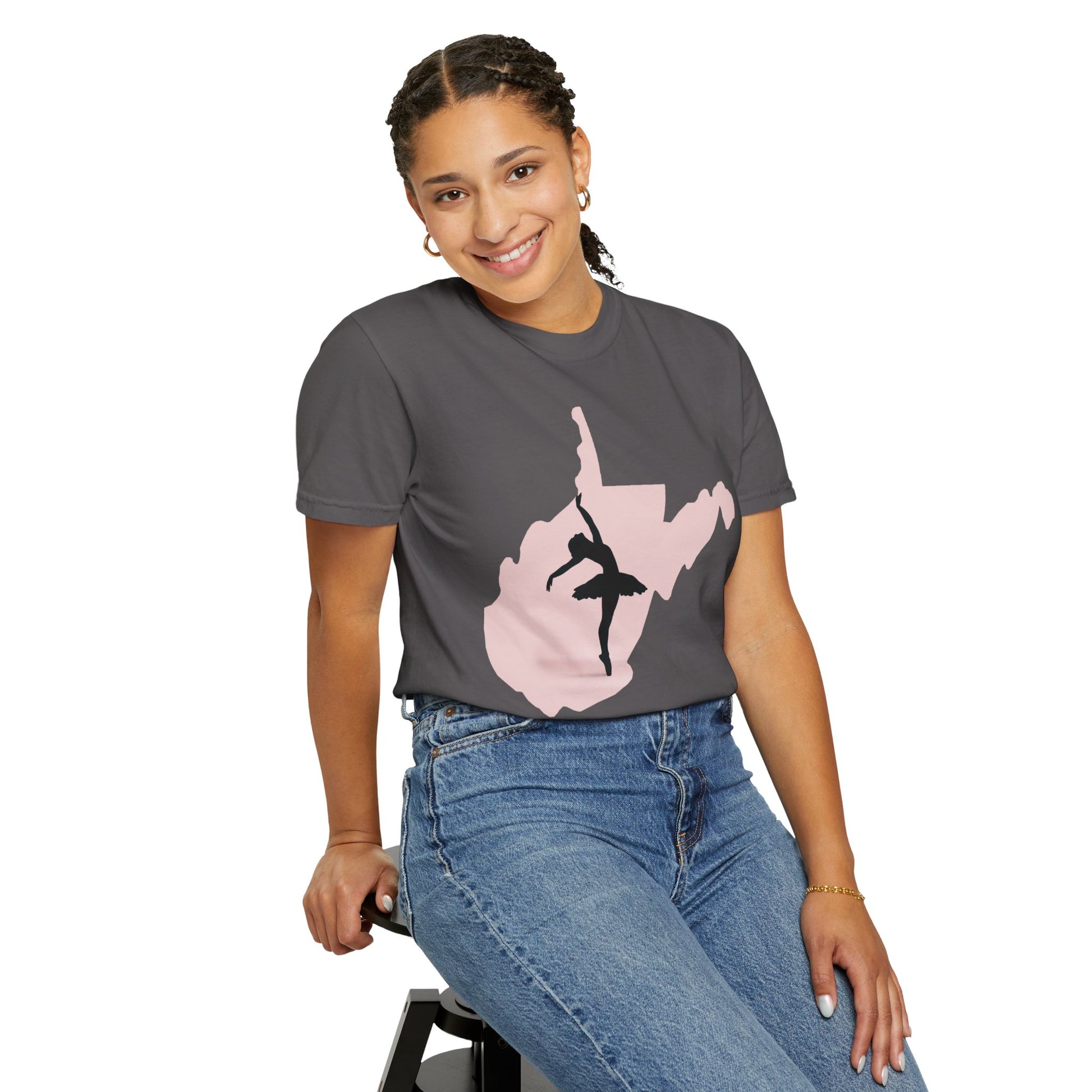 Garment-Dyed T-Shirt | WV Ballet Dancer-Nicodemus Studios