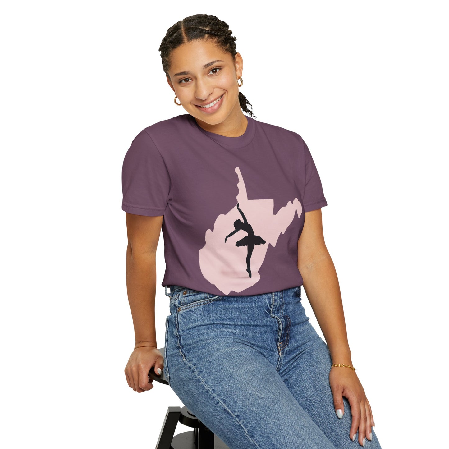 Garment-Dyed T-Shirt | WV Ballet Dancer-Nicodemus Studios