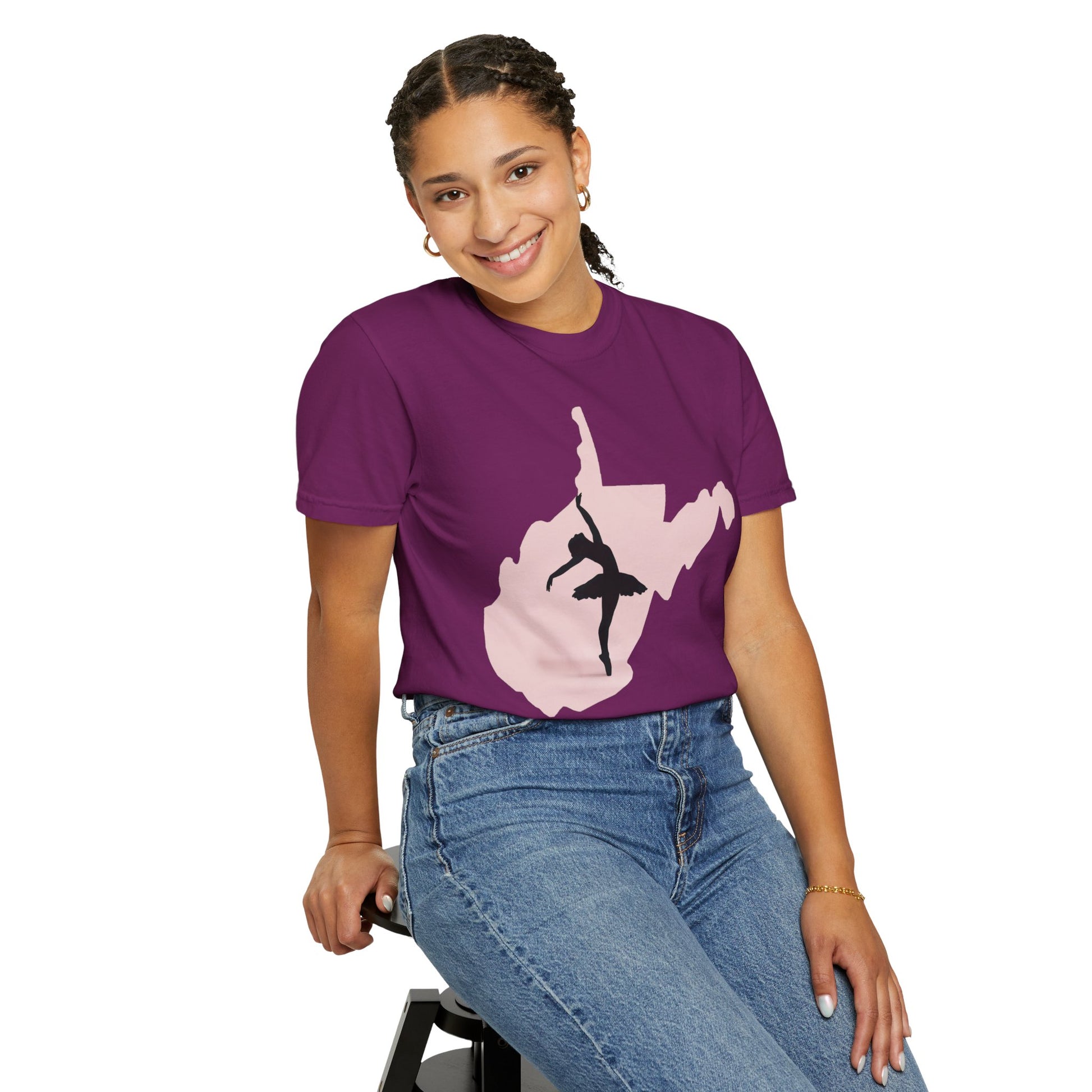 Garment-Dyed T-Shirt | WV Ballet Dancer-Nicodemus Studios