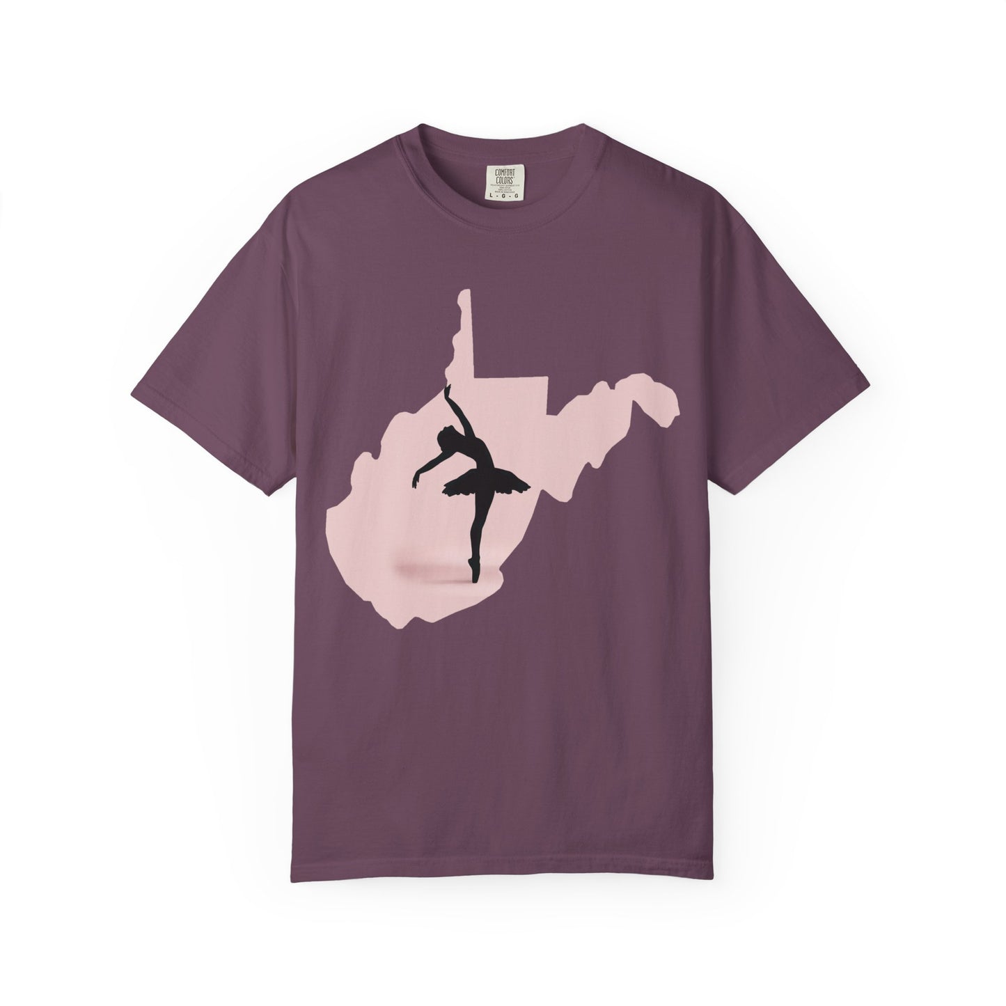 Garment-Dyed T-Shirt | WV Ballet Dancer-Berry-S-Nicodemus Studios