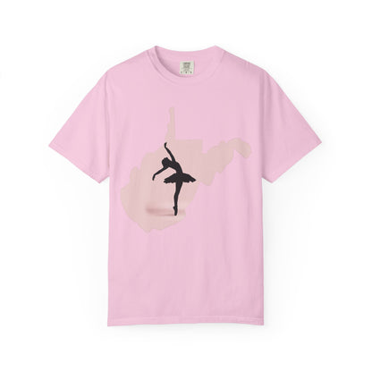 Garment-Dyed T-Shirt | WV Ballet Dancer-Blossom-S-Nicodemus Studios