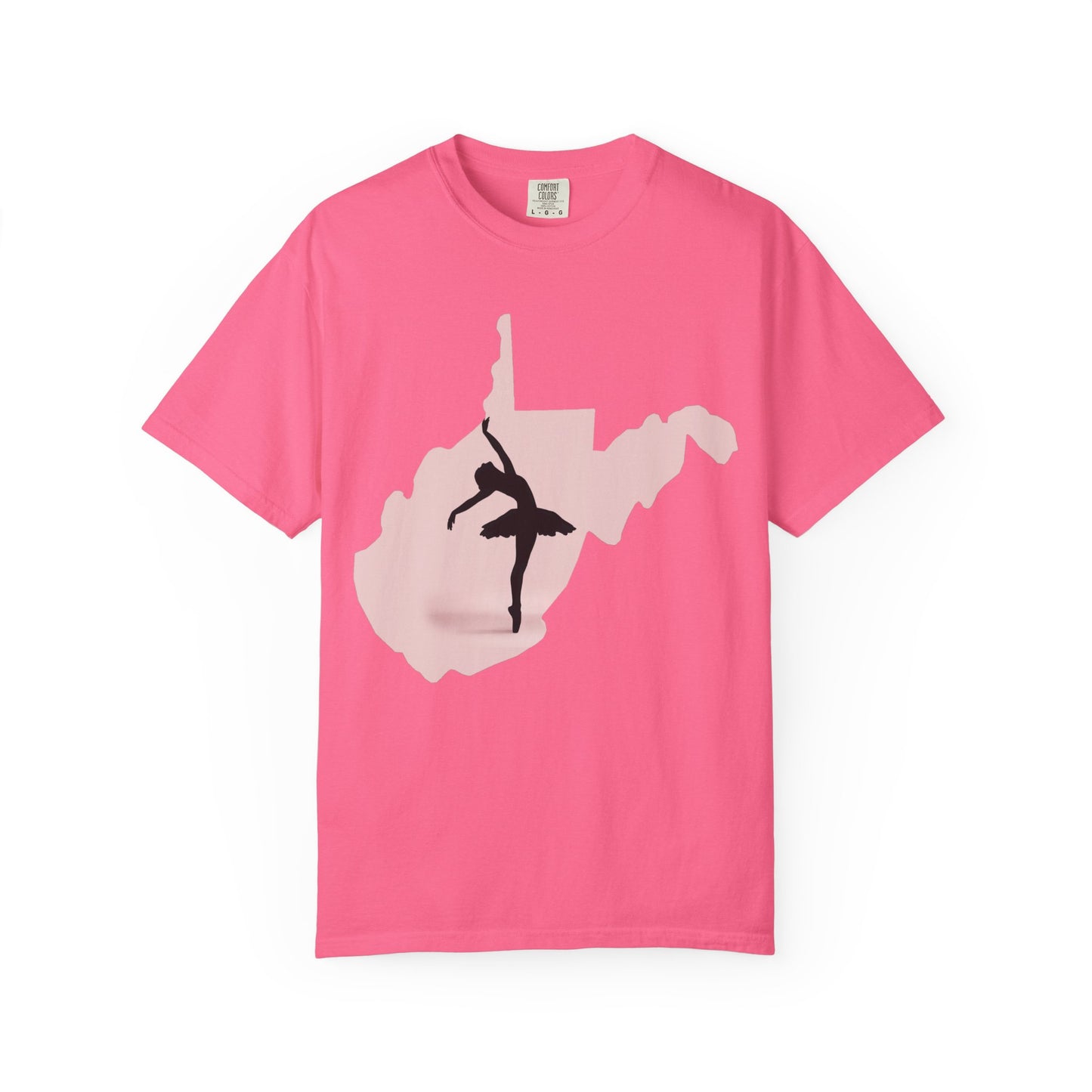 Garment-Dyed T-Shirt | WV Ballet Dancer-Crunchberry-S-Nicodemus Studios