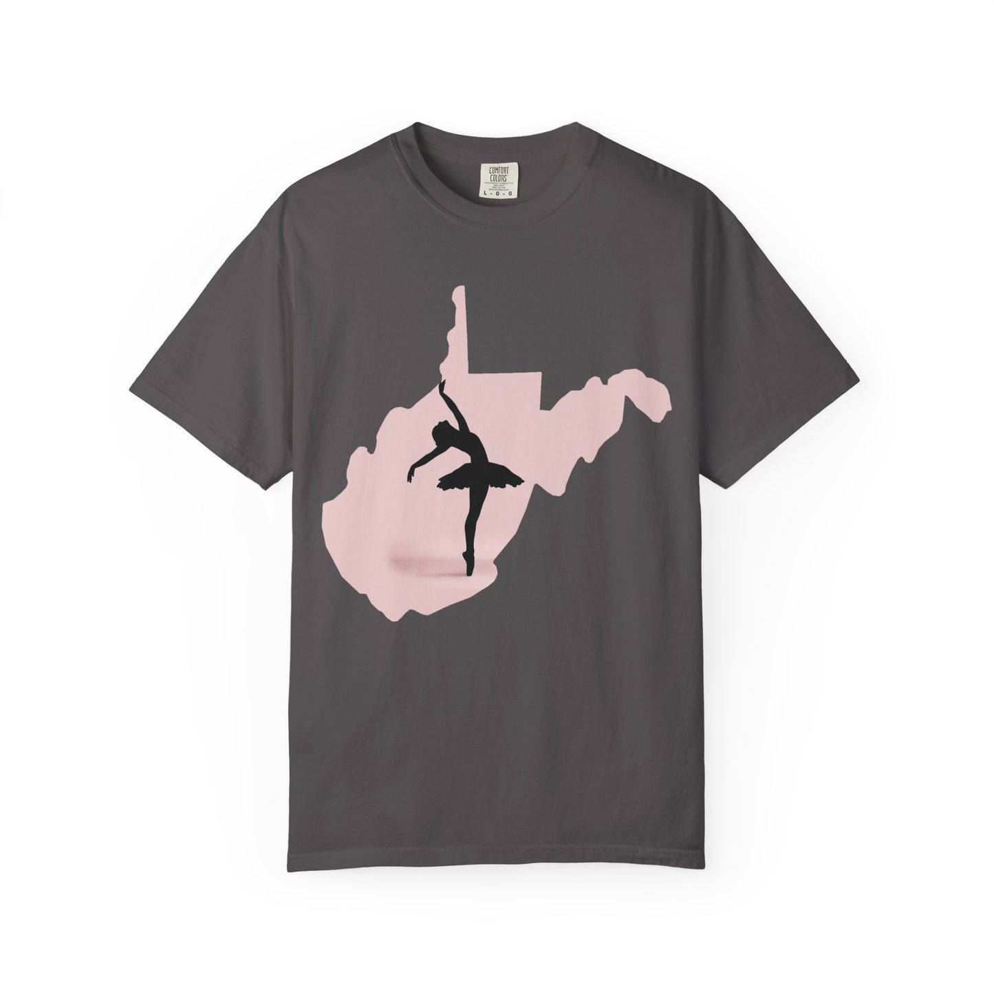 Garment-Dyed T-Shirt | WV Ballet Dancer-Graphite-S-Nicodemus Studios