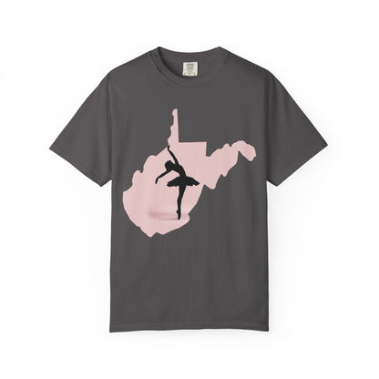 Garment-Dyed T-Shirt | WV Ballet Dancer-Graphite-S-Nicodemus Studios