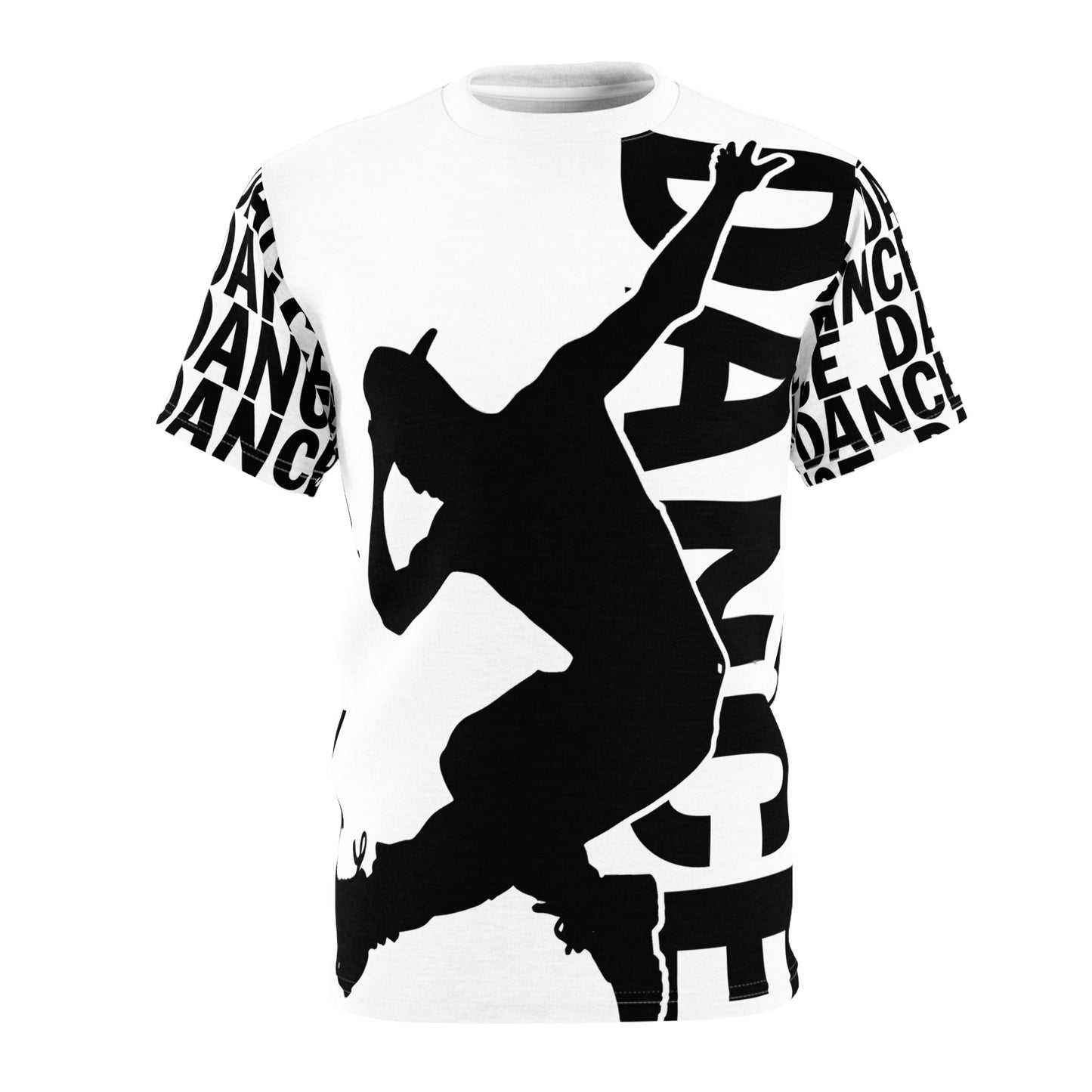Graphic Unisex Tee Shirt | Hiphop DANCE-White stitching-6 oz.-S-Nicodemus Studios