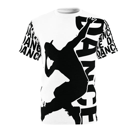 Graphic Unisex Tee Shirt | Hiphop DANCE-White stitching-6 oz.-S-Nicodemus Studios