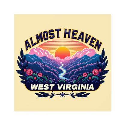 Indoor/Outdoor sticker | "Almost Heaven 03"-Nicodemus Studios