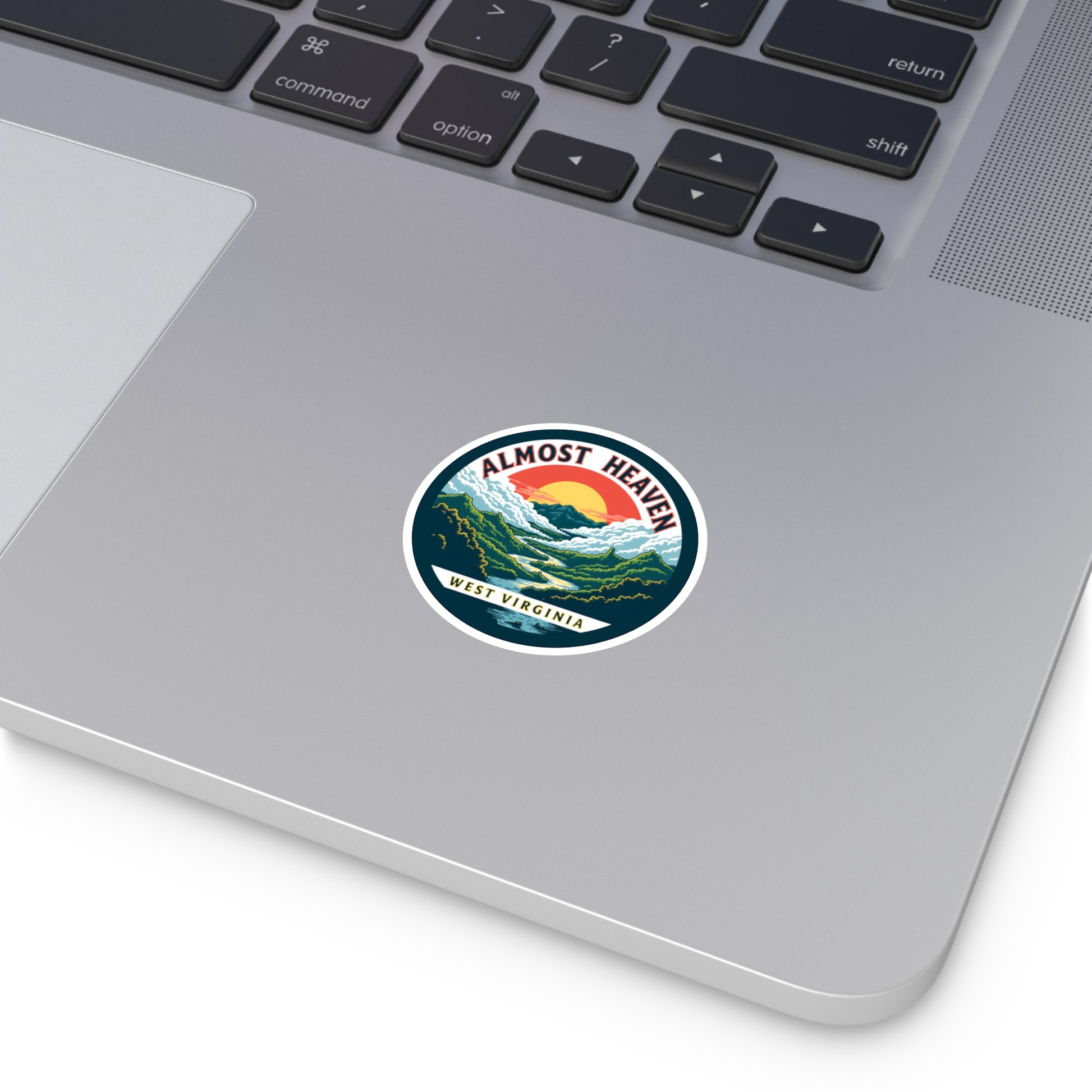 Indoor/Outdoor sticker | "Almost Heaven WV"-Nicodemus Studios