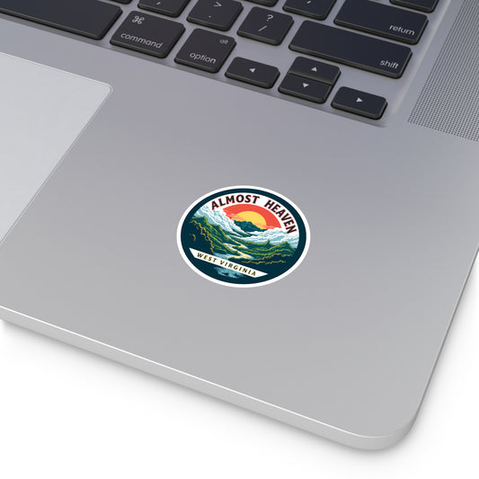 Indoor/Outdoor sticker | "Almost Heaven WV"-Nicodemus Studios