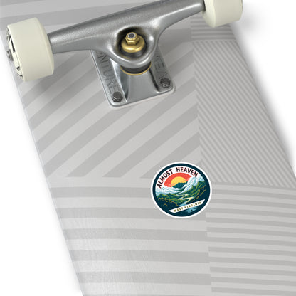 Indoor/Outdoor sticker | "Almost Heaven WV"-Nicodemus Studios