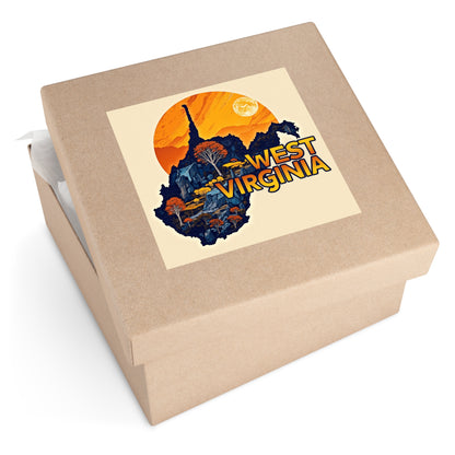 "Indoor/Outdoor sticker | Blue Ridge Heritage-Nicodemus Studios