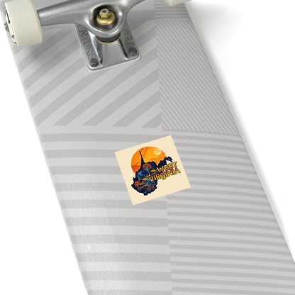 "Indoor/Outdoor sticker | Blue Ridge Heritage-Nicodemus Studios