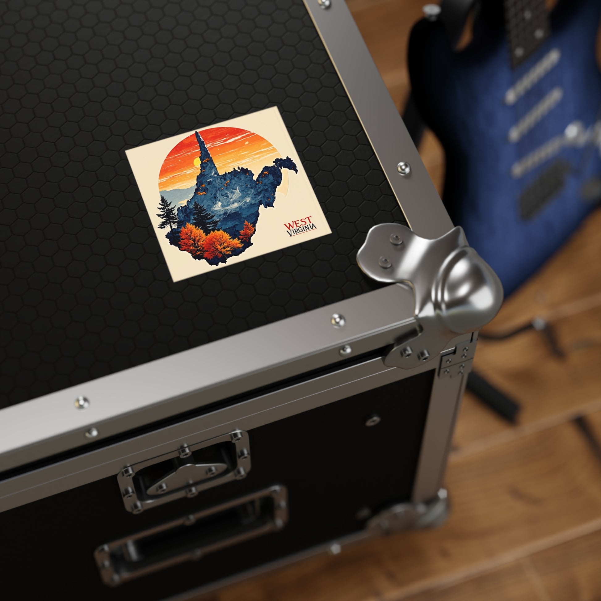 "Indoor/Outdoor sticker | "Land of Four Seasons" by Nicodemus Studios-Nicodemus Studios