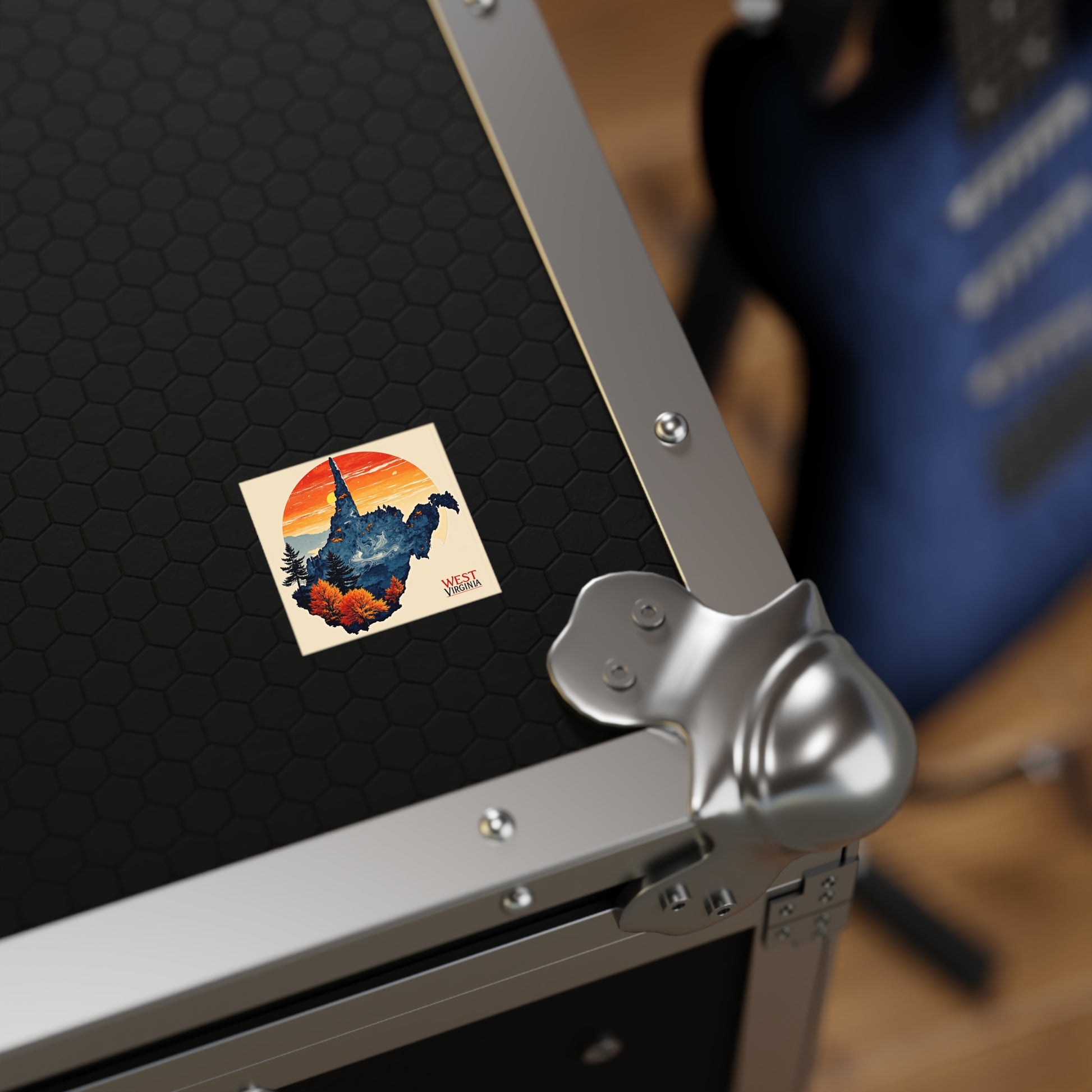 "Indoor/Outdoor sticker | "Land of Four Seasons" by Nicodemus Studios-Nicodemus Studios