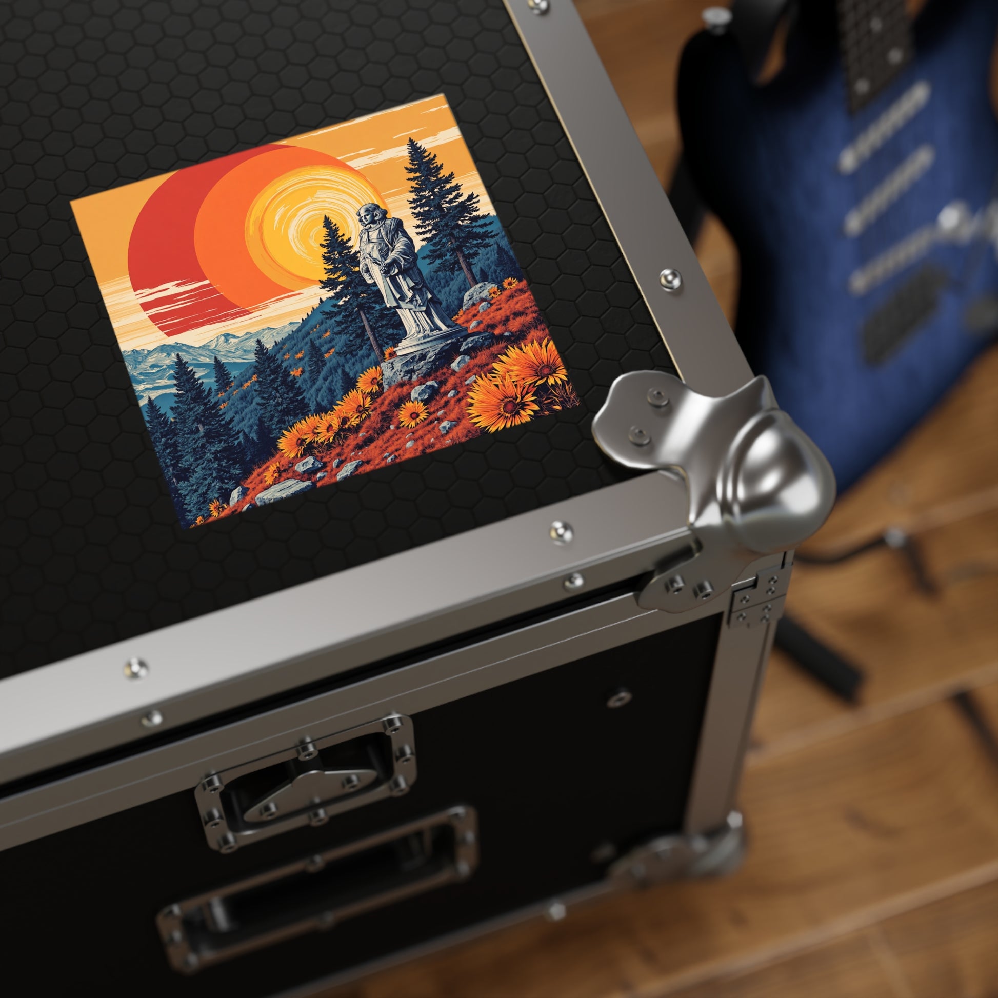 ""Indoor/Outdoor sticker | Nicodemus Statue-Nicodemus Studios