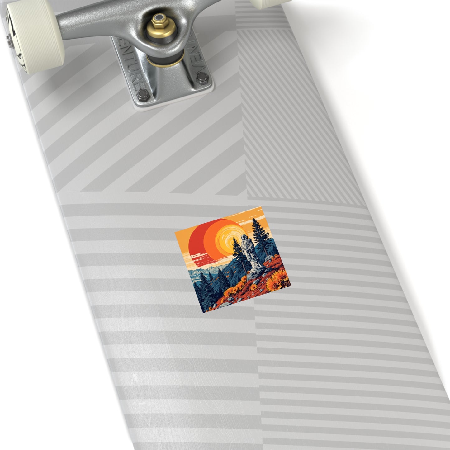 ""Indoor/Outdoor sticker | Nicodemus Statue-Nicodemus Studios