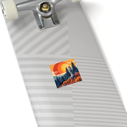 ""Indoor/Outdoor sticker | Nicodemus Statue-Nicodemus Studios