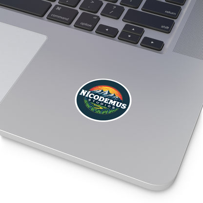 "Indoor/Outdoor sticker | Nicodemus Studios Logo-Nicodemus Studios