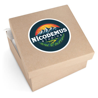 "Indoor/Outdoor sticker | Nicodemus Studios Logo-Nicodemus Studios