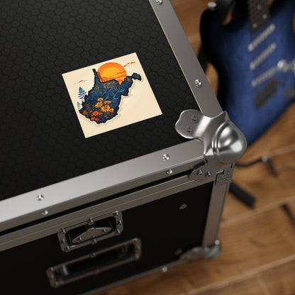 "Indoor/Outdoor sticker | Wildflower Winds-Nicodemus Studios