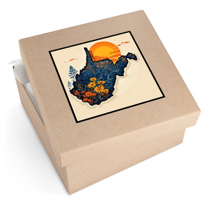 "Indoor/Outdoor sticker | Wildflower Winds-Nicodemus Studios