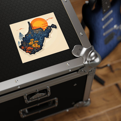 "Indoor/Outdoor sticker | Wildflower Winds-Nicodemus Studios