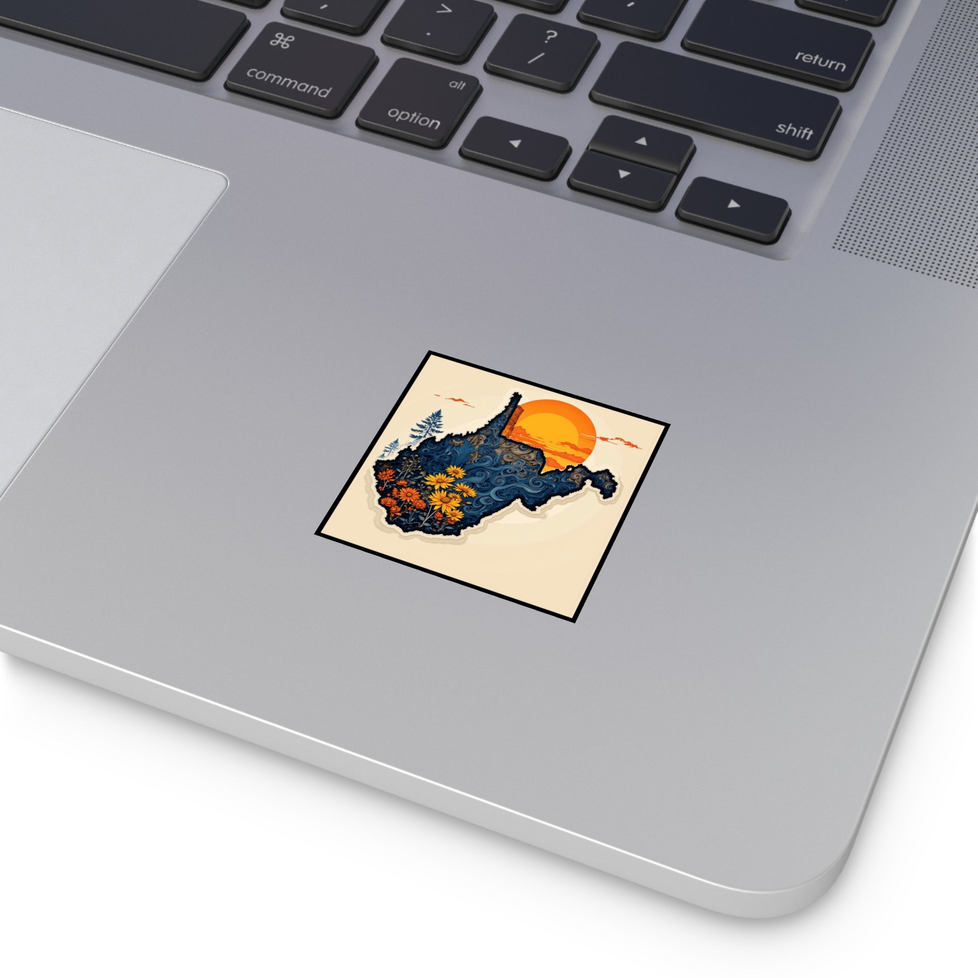 "Indoor/Outdoor sticker | Wildflower Winds-Nicodemus Studios