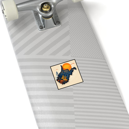 "Indoor/Outdoor sticker | Wildflower Winds-Nicodemus Studios