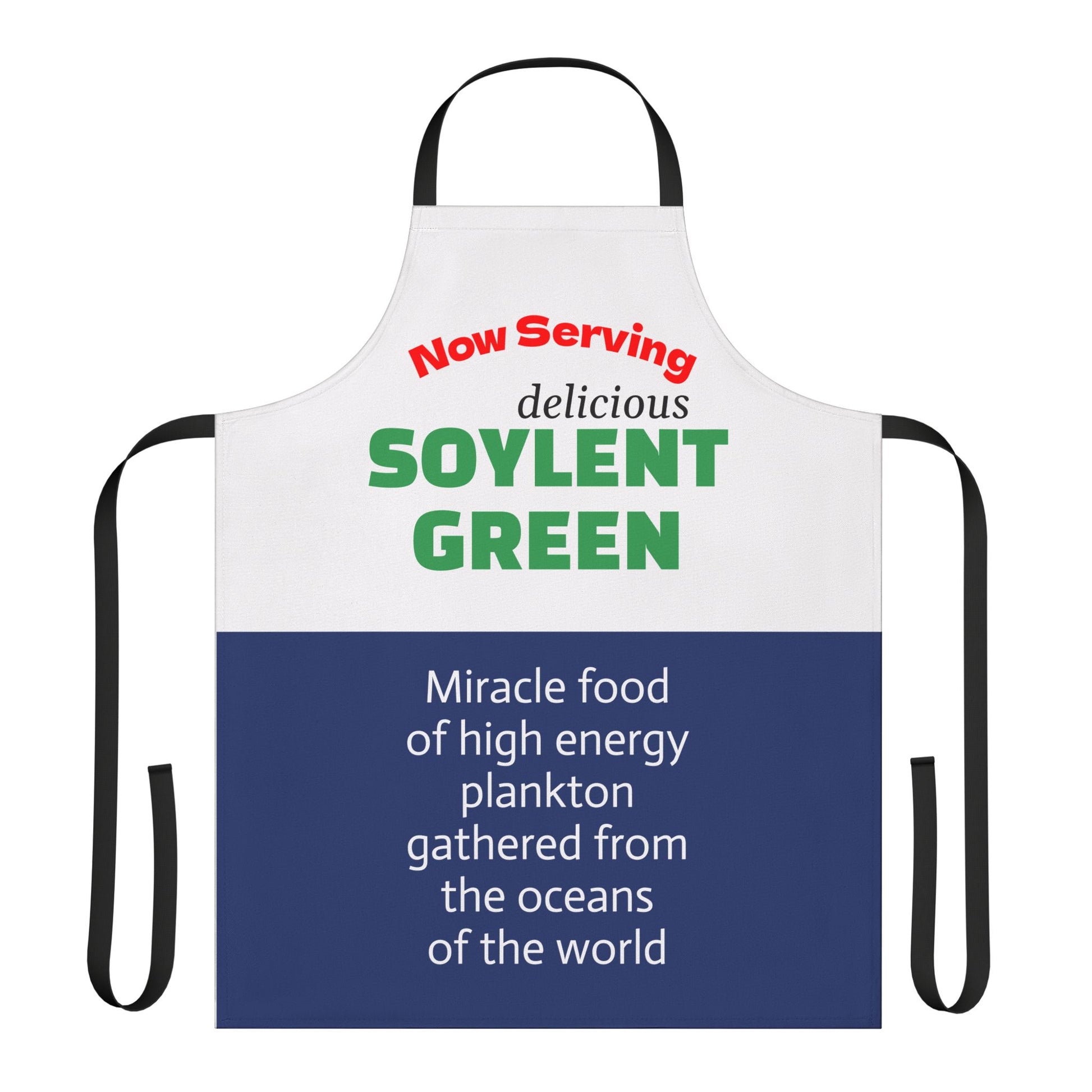 Kitchen Apron | Soylent Green Parody-One size-Black-Nicodemus Studios