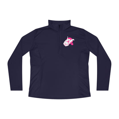 Ladies Quarter-Zip Pullover | WV Script Dance Graphic-Nicodemus Studios