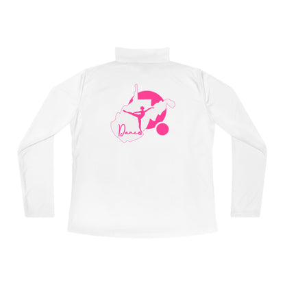 Ladies Quarter-Zip Pullover | WV Script Dance Graphic-Nicodemus Studios