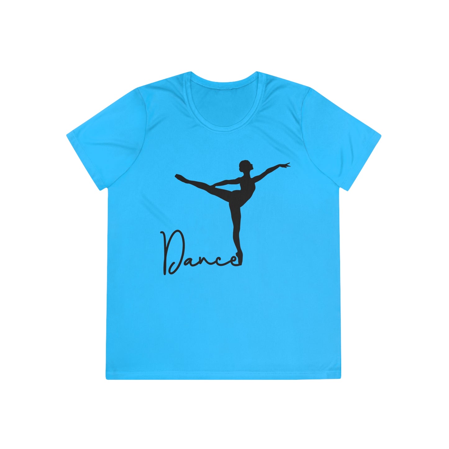 Ladies Soft Ballet Top | Dance Script Ballet-Atomic Blue-XS-Nicodemus Studios
